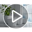 Utopia Home Plant Pots Indoor with Drainage Holes – Set of 5 White Plastic Flower Pots (7/6.6/6/5.3/4.8 Inch) – Modern Planters for Indoor Plants, Room & Office Décor, Great Stocking Stuffers