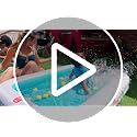 QPAU Kiddie Pool – 65" x 39" Inflatable Pool for Kids & Toddlers, Ball Pit & Baby Pool with Soft Floor, Educational Alphabet & Number, Durable Outdoor Play Toys for Backyard & Indoor Fun (Blue)