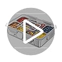 Snackle Box Container with 8 Removable Stainless Steel Compartments Divided Serving Tray with Portable Handle for Beach, Road Trip, Picnic, Boat Days, Ball Games, Pool and Parties