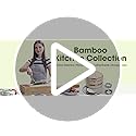 Bamboo Steamer 10 Inch 2 Tier Wooden Basket With Handle, Ring Adapter, Reusable Silicone Liner, Kit For Cooking Dumpling Baby Bao Bun, Dim Sum, Rice Potsticker Steaming Chinese Asian Food & Vegetables