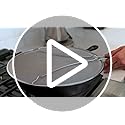 BergKoch Splatter Screen for Frying Pan - 13 Inch Stainless Steel Grease Splatter Guard - Cover Oil Splash when Sizzling Bacon, Cooking Fried Chicken or Popcorn