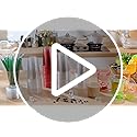Baderke 25 Set Plastic Cups with Lids and Straws, Disposable Plastic Iced Coffee Cup for Cold Beverage Juice Smoothie Crystal for Coffee Shops Party Catering(Clear,16 oz)