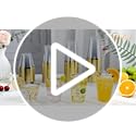 Goodluck 100PCS 9oz Gold Plastic Cups for Party, Disposable Gold Rim Cups, Plastic Cocktail Glasses for Wedding Thanksgiving, Christmas, and Parties