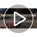 GROWIT Folding Camping saw 11 Inch - Heavy Duty Pruning Saw with Triple-Cut SK5 Blade, 7 TPI Razor Teeth for Tree Trimming, Wood Cutting, Camping, Bushcraft, and Gardening