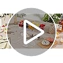 Lifewit Taco Bar Serving Set for Party with 5 x 20 oz Containers & Components, Ice Chilled Condiment Caddy Organizer, Garnish Serving Tray Platter for Mimosa Bar Accessories, Fruit, Salad, Food