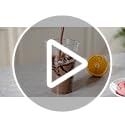 Lilymicky 100 Sets 12 oz Clear Plastic Cups with Flat Lids, 12 oz Disposable Drinking Cups With Lids for Ice Coffee, Smoothie, Slurpee, or Any Cold Drinks