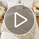 Aganear Fleece Throw Blanket - Cozy Soft Lightweight Fuzzy Throw Blanket for Women Portable Throw Blankets for Couch, Warm Present for Birthday, Christmas, Halloween, Housewarming(50"x60", Khaki)