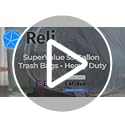 Reli. 55-60 Gallon Trash Bags Heavy Duty | 50 Bags | 50-60 Gallon | Large Black Garbage | Made in USA