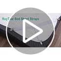 Bed Sheet Fasteners, Adjustable Mattress Suspenders, Mattress Cover Straps, Bed Corner Holder and Keepers and the Bed Sheet Grippers Clips (Triangle White Set of 4)