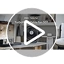 DREO Fan for Bedroom, Table Air Circulator for Whole Room, 11 Inch, 60ft Strong Airflow, 120° adjustable tilt, 20db Low Noise, Quiet, 3 Speeds, Desk Fan for Home,Office, Kitchen
