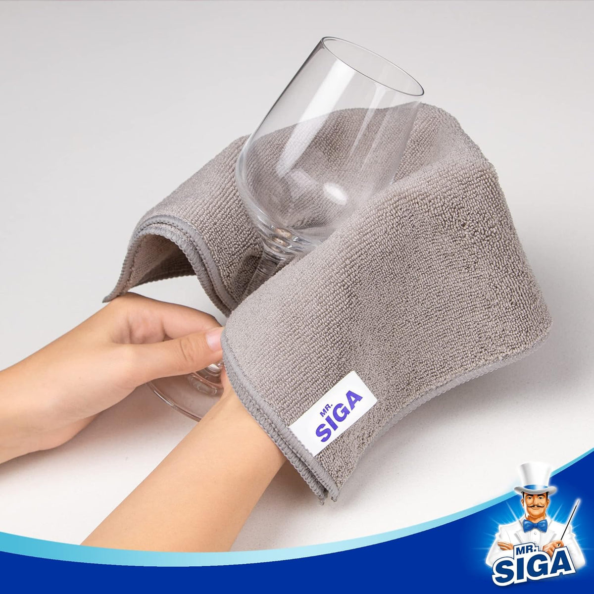 MR.SIGA Microfiber Cleaning Cloth, Microfiber Towels