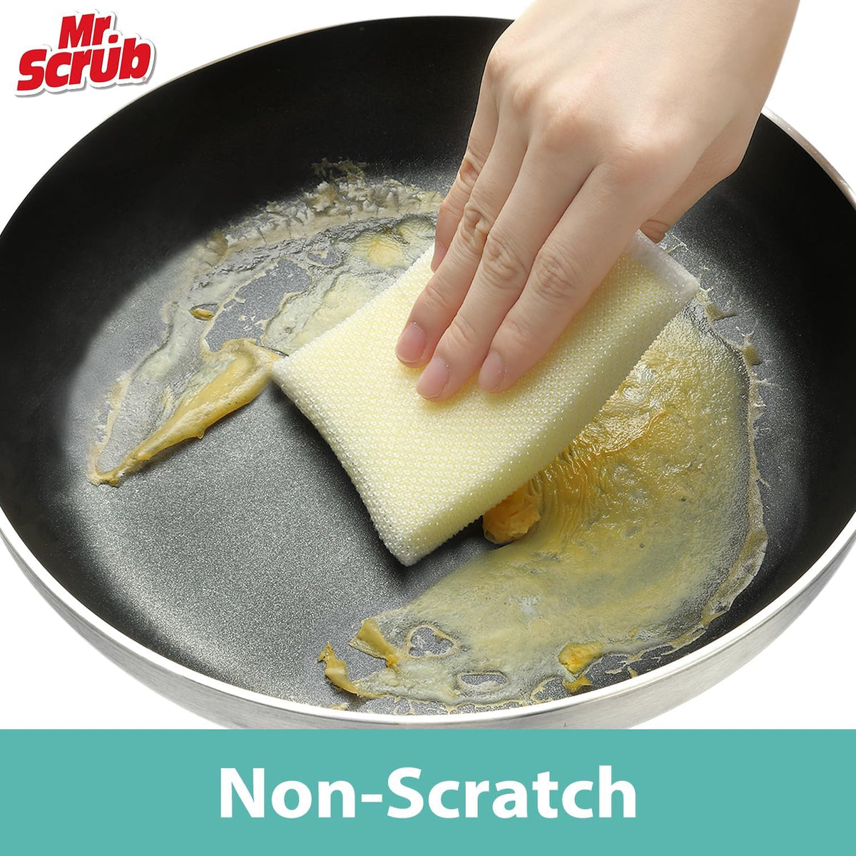 Mr. Scrub All-Purpose Sponges Non Scratch for Washing Dishes