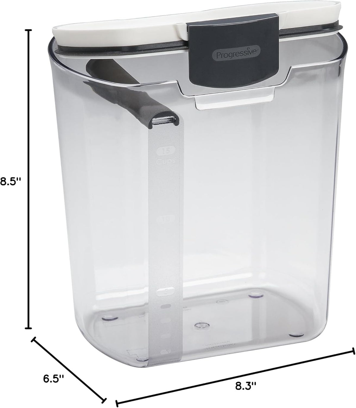 ProKeeper Flour Storage Container, 4-Quart, BPA-Free Plastic