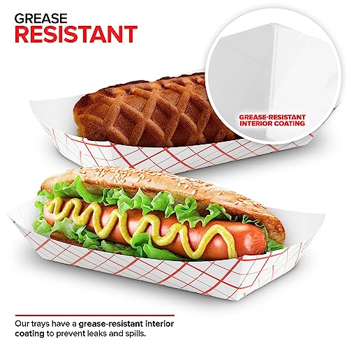 Stock Your Home Medium Paper Food Boats (100 Pack)
